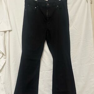 Levi's Black Flare Leg Jeans High-Rise